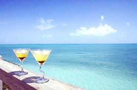 cocktails on the beach